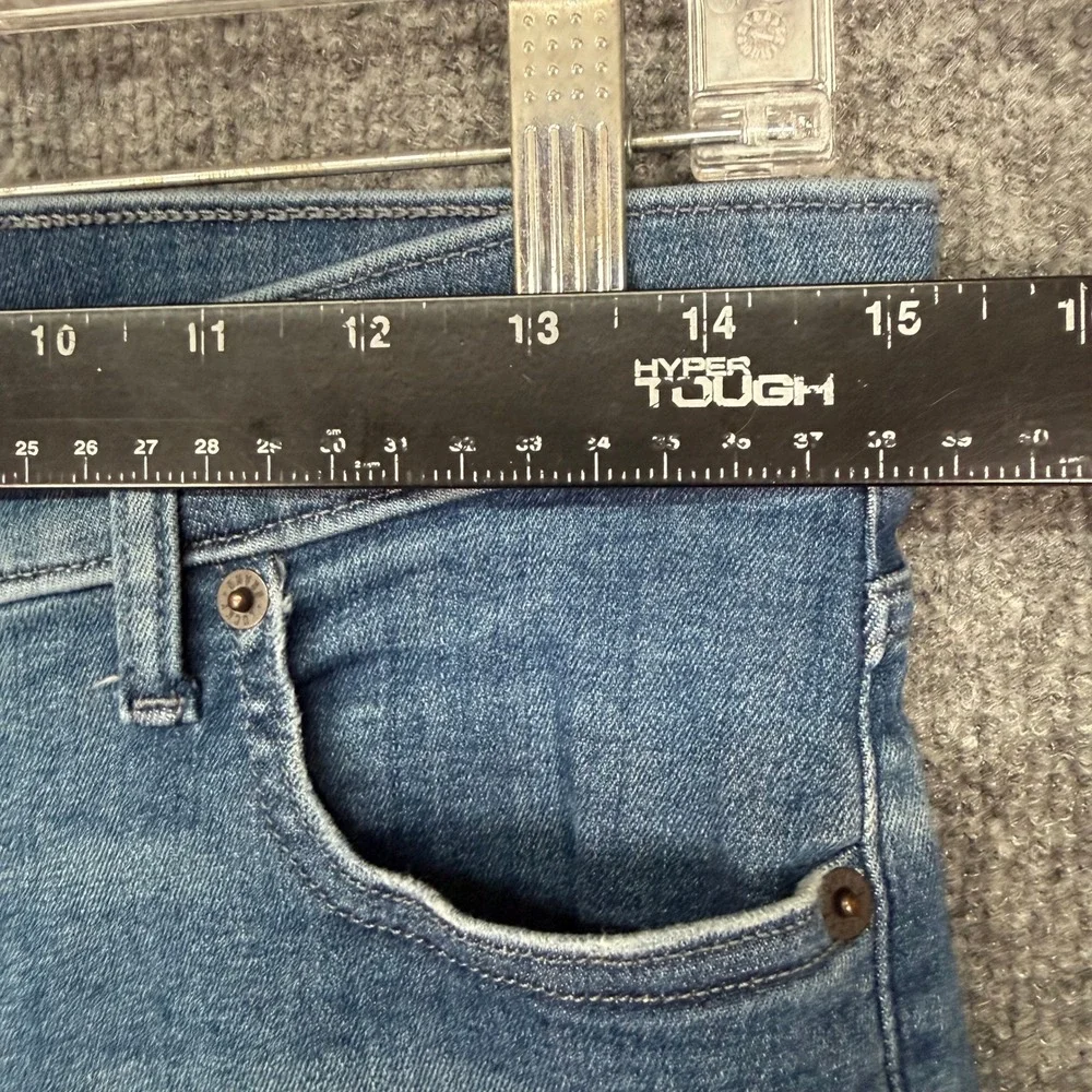 Lucky Brand Jeans Womens 30x32 Blue Uni High Rise Flare Medium Wash Stretch